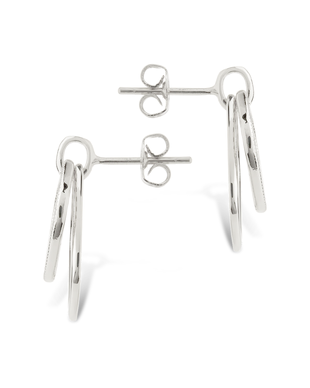 Interlocking Hoop Earrings