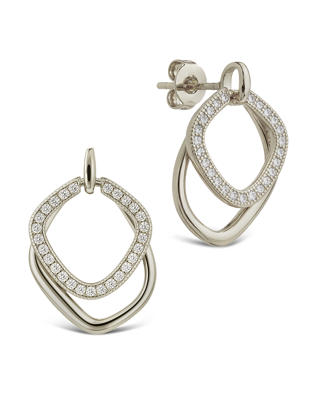 Interlocking Hoop Earrings