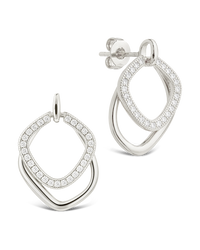 Interlocking Hoop Earrings