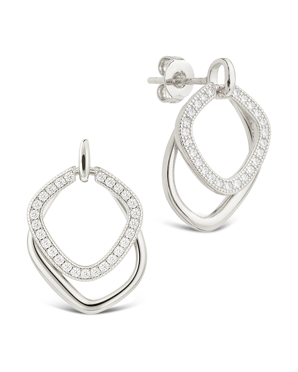 Interlocking Hoop Earrings