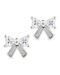 Mini Pavé Bow Studs
