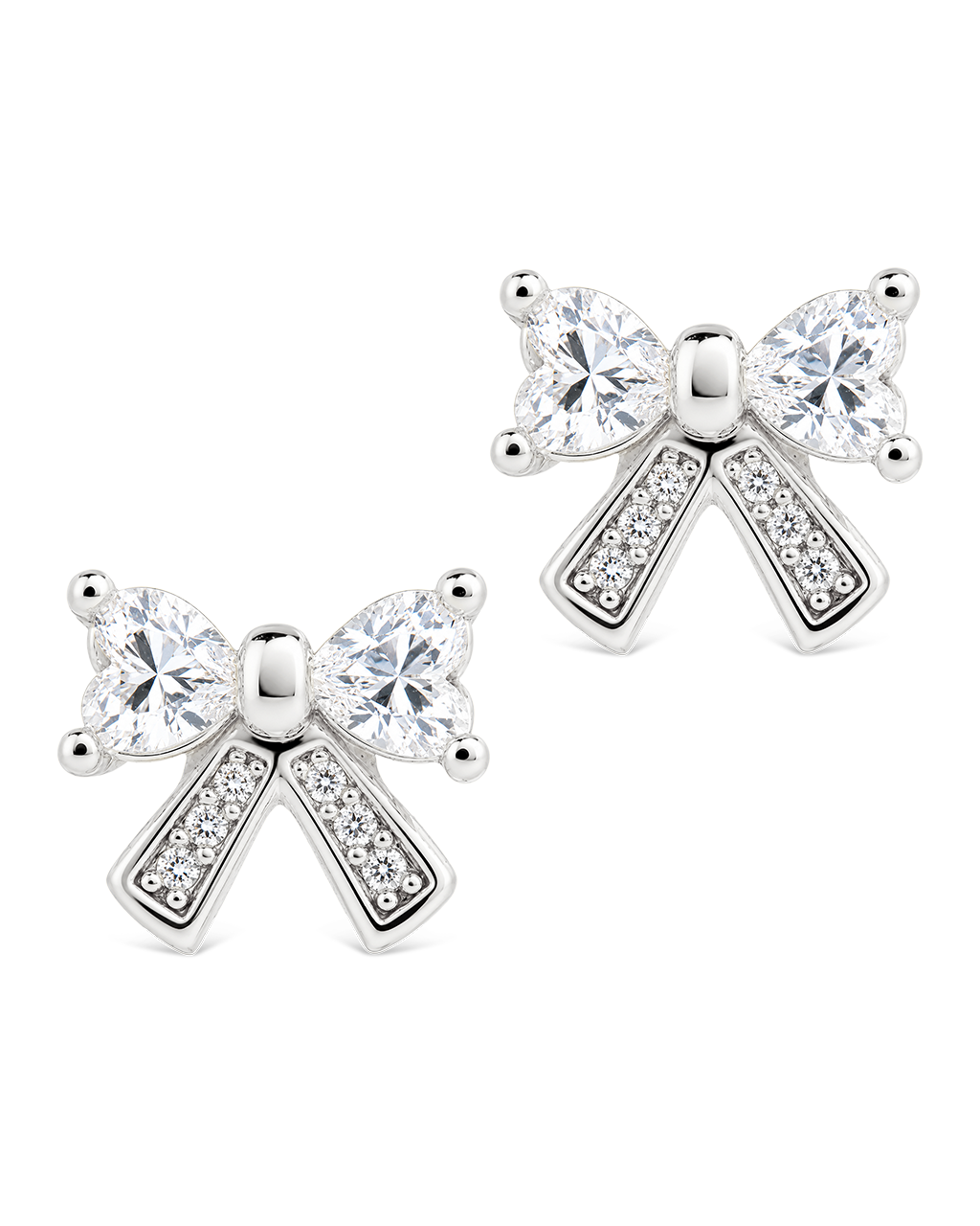 Mini Pavé Bow Studs