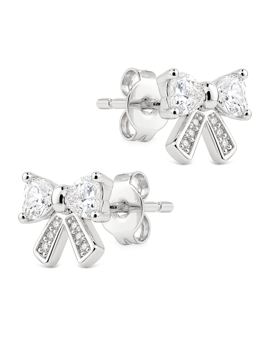 Mini Pavé Bow Studs