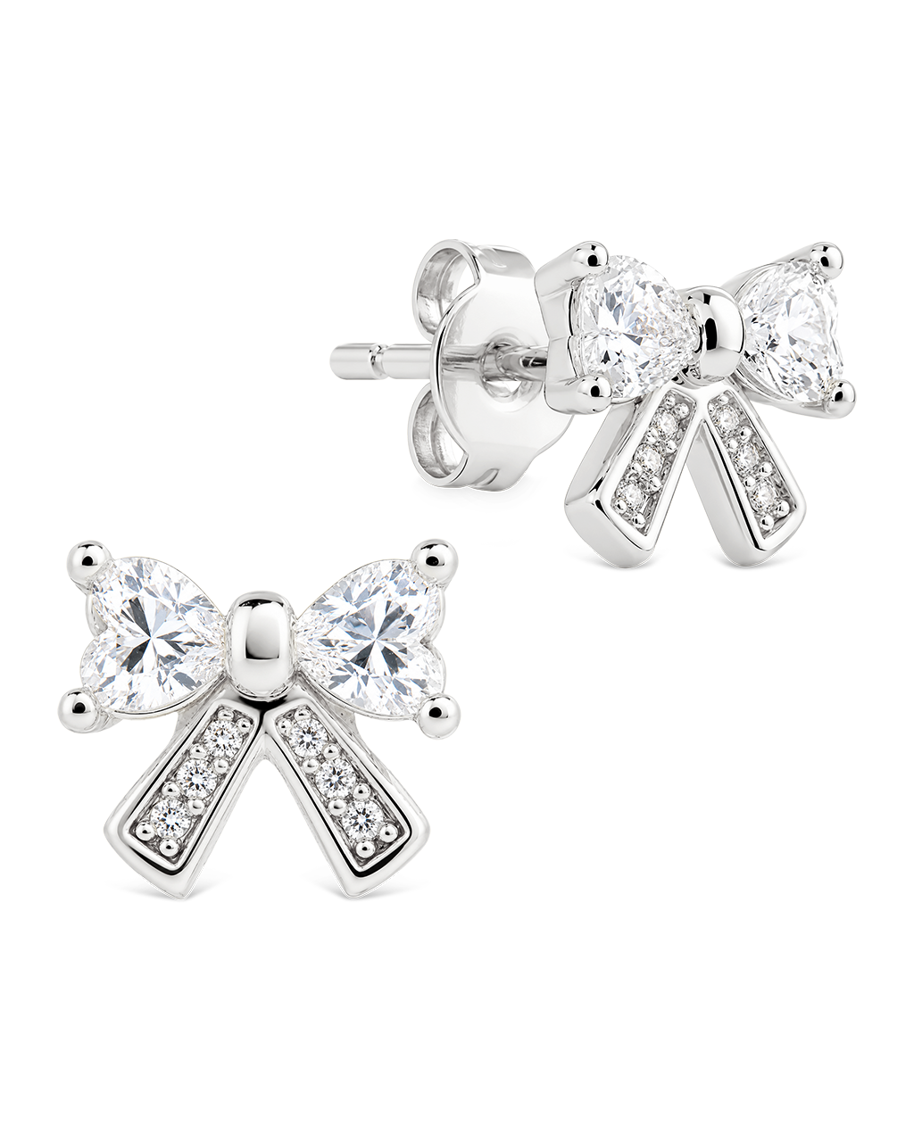 Mini Pavé Bow Studs