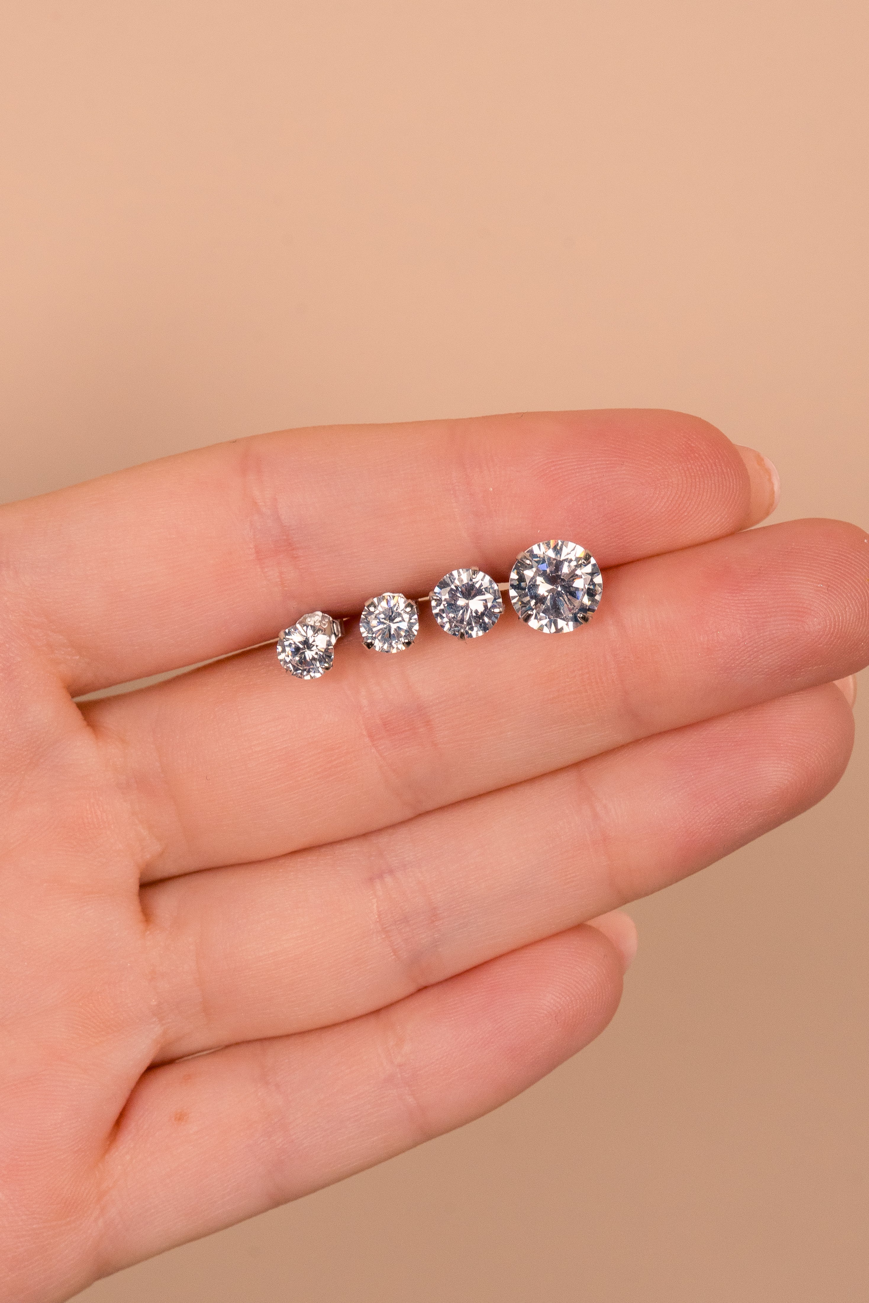 Sterling Silver Everyday Essential CZ Studs - Sterling Forever