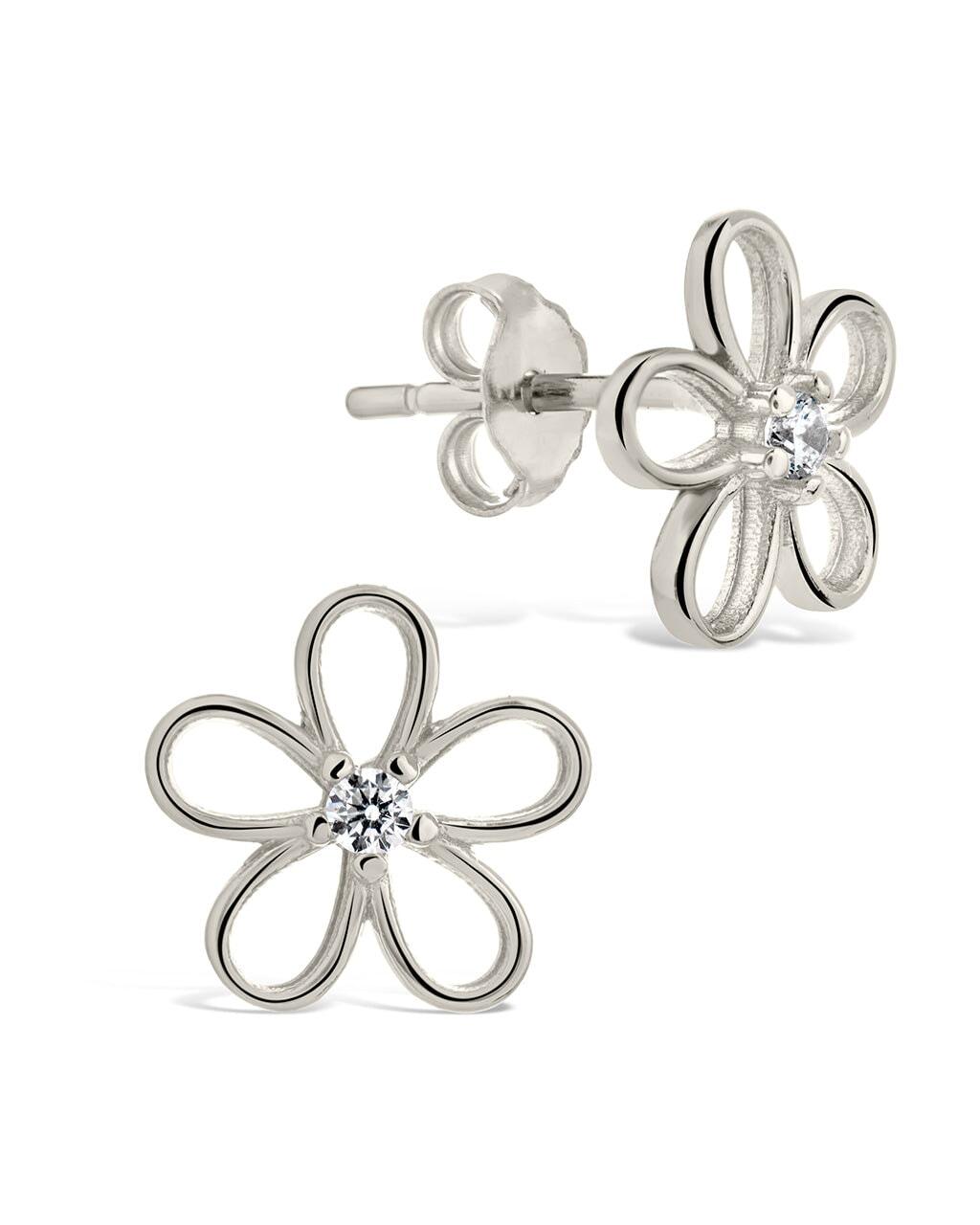 Daisy Studs Earring Sterling Forever Silver 