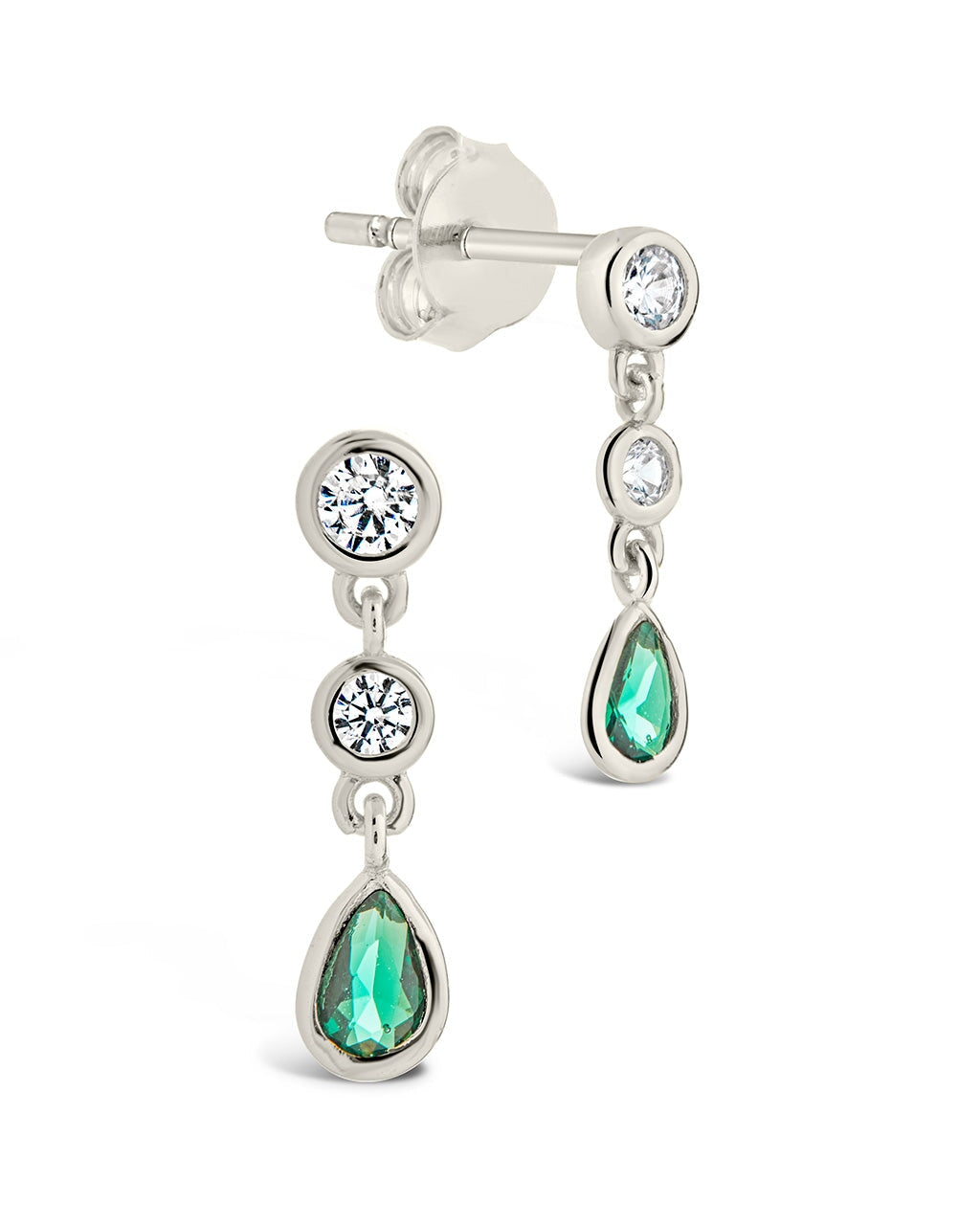 Mae Drop Studs Earring Sterling Forever Silver 