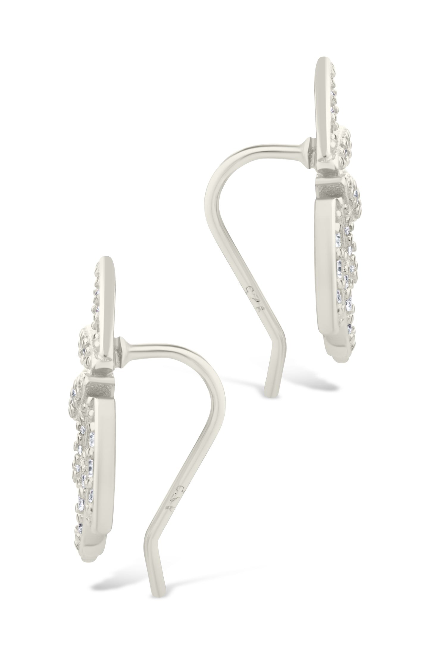 Sterling Silver Devon CZ Earrings