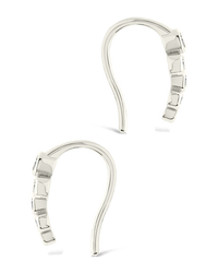 Sterling Silver Talia CZ Bezel Crawler Earrings - Sterling Forever