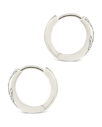 Sterling Silver Adelise Micro Hoops - Sterling Forever