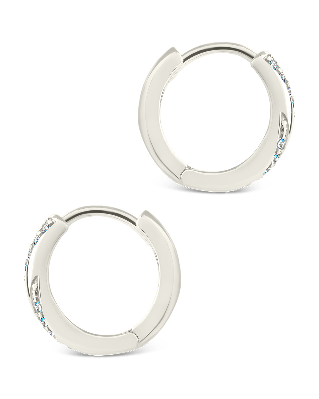Sterling Silver Adelise Micro Hoops - Sterling Forever