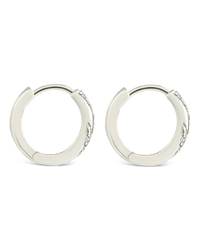 Sterling Silver Adelise Micro Hoops - Sterling Forever