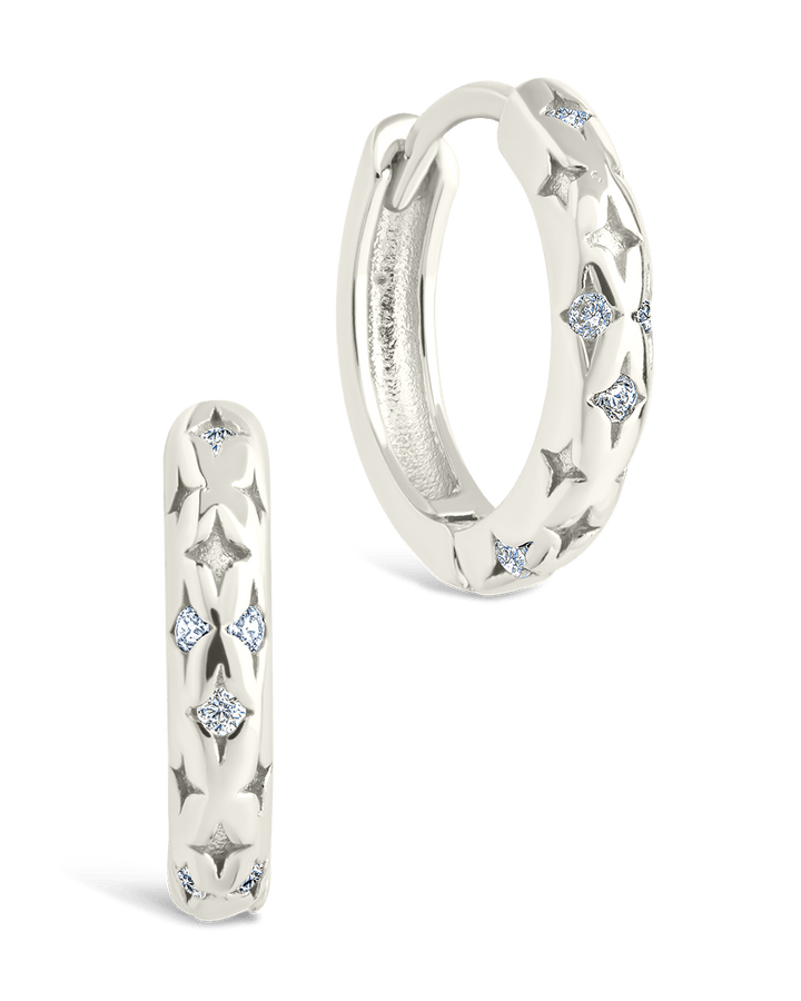 Sterling Silver Blakelyn Micro Hoops