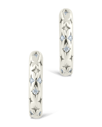 Sterling Silver Blakelyn Micro Hoops - Sterling Forever
