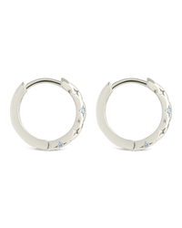 Sterling Silver Blakelyn Micro Hoops - Sterling Forever