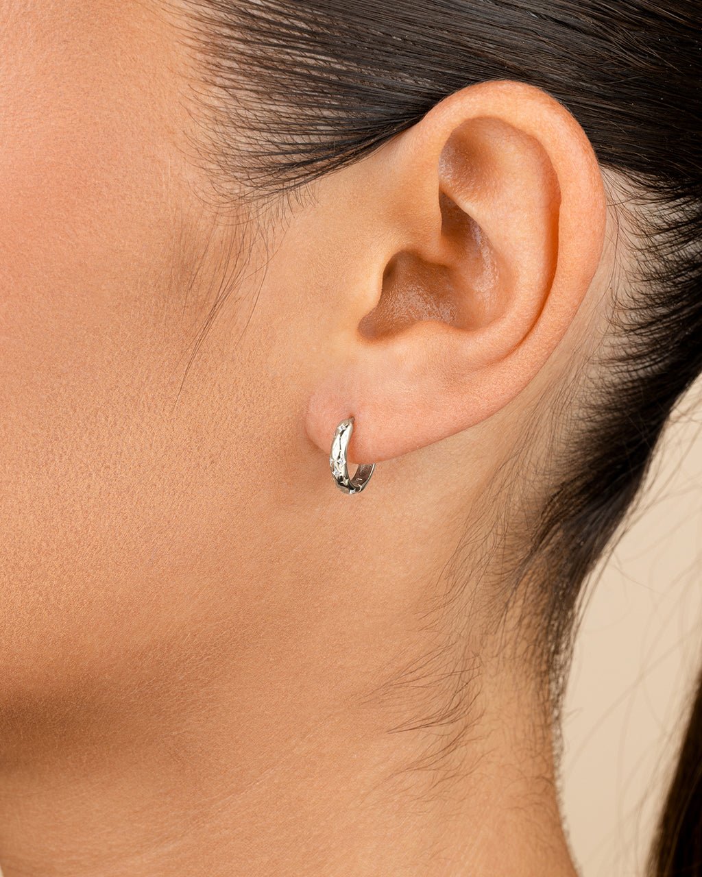 Sterling Silver Blakelyn Micro Hoops - Sterling Forever