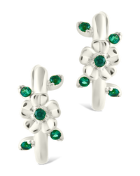Sterling Silver Cambrie Micro Hoops