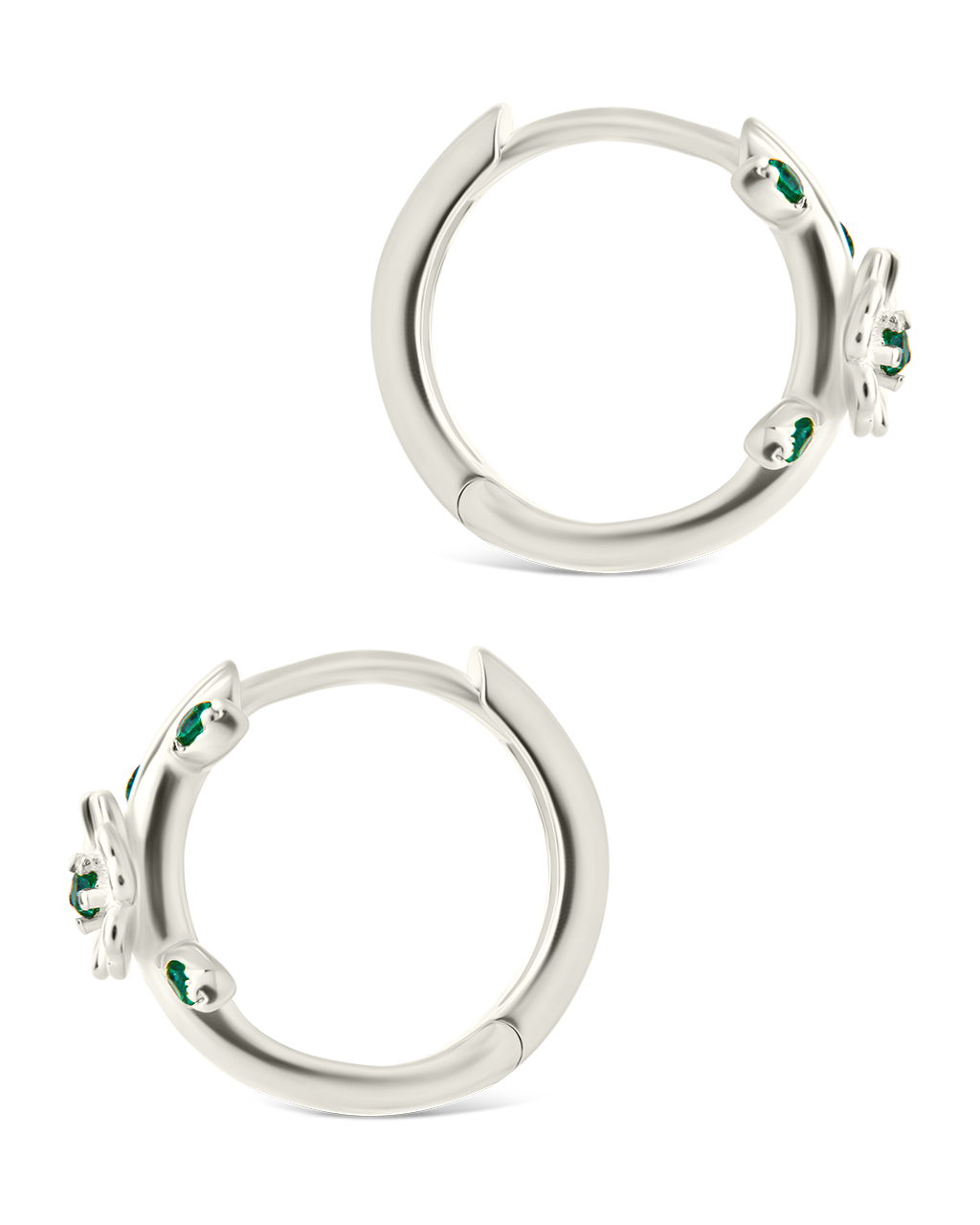 Sterling Silver Cambrie Micro Hoops
