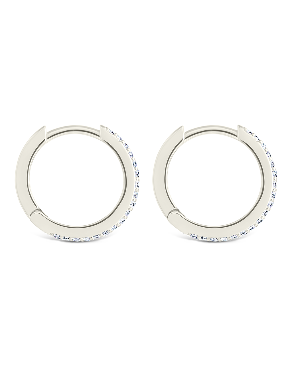 Sterling Silver Emerson Micro Hoops