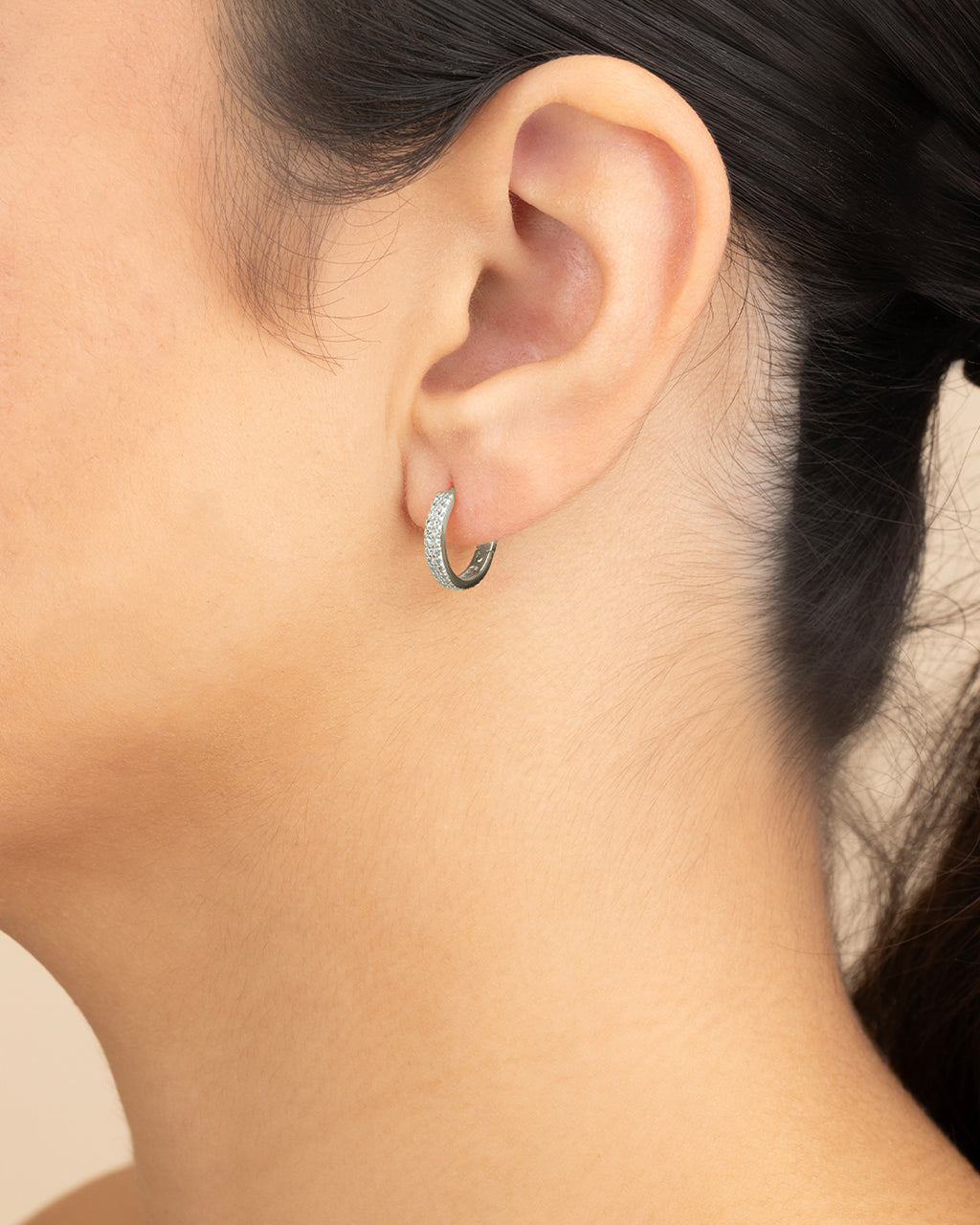 Sterling Silver Emerson Micro Hoops