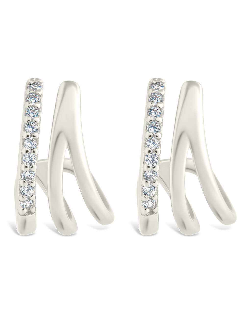 Sterling Silver Harlowe Claw Studs