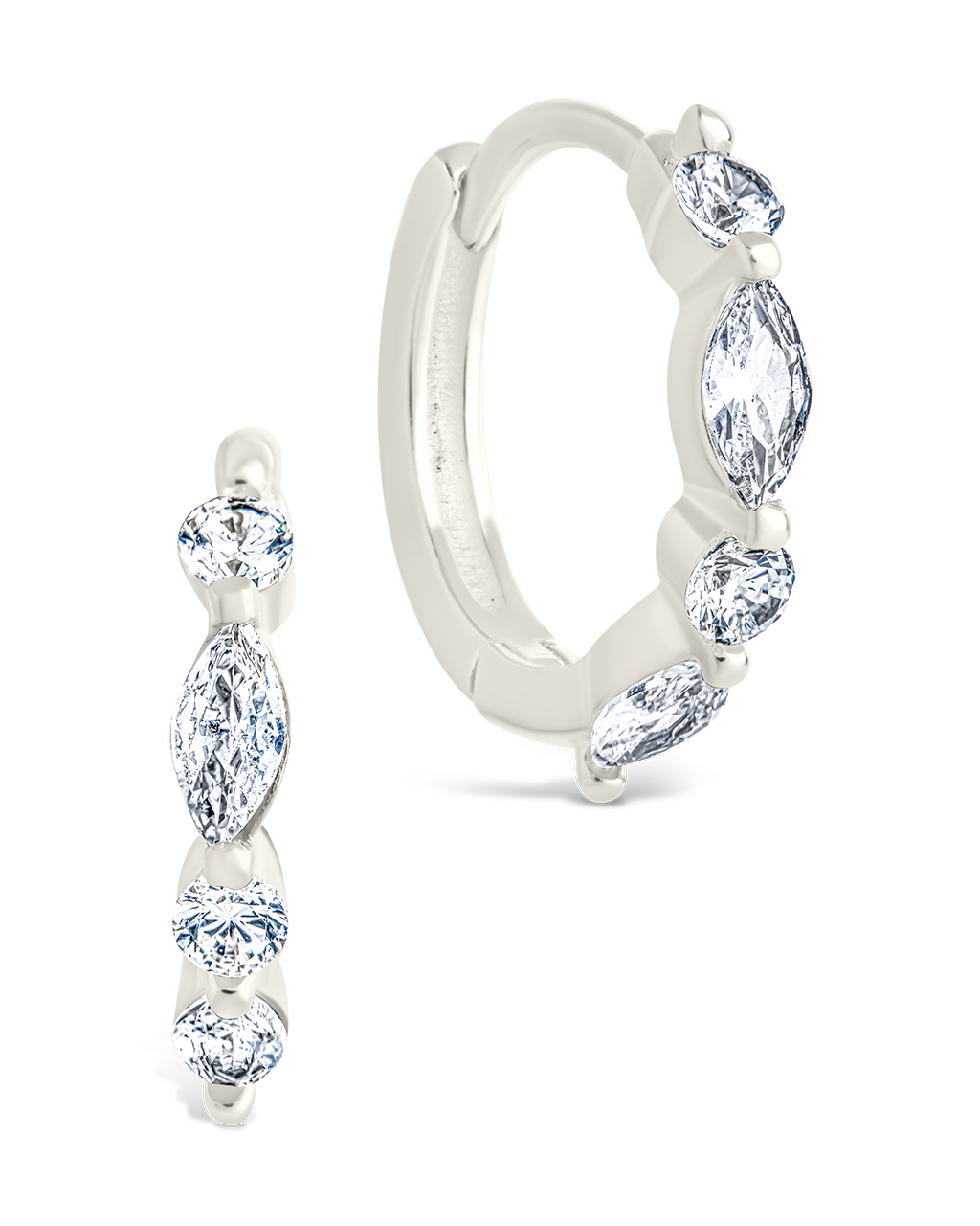 Sterling Silver Kensington Micro Hoops