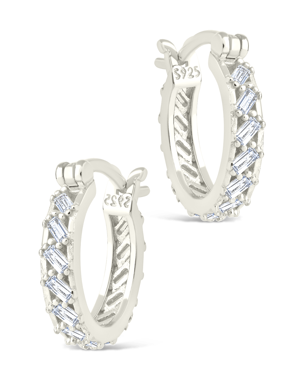 Sterling Silver Norabelle Micro Hoops - Sterling Forever