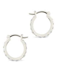 Sterling Silver Norabelle Micro Hoops - Sterling Forever