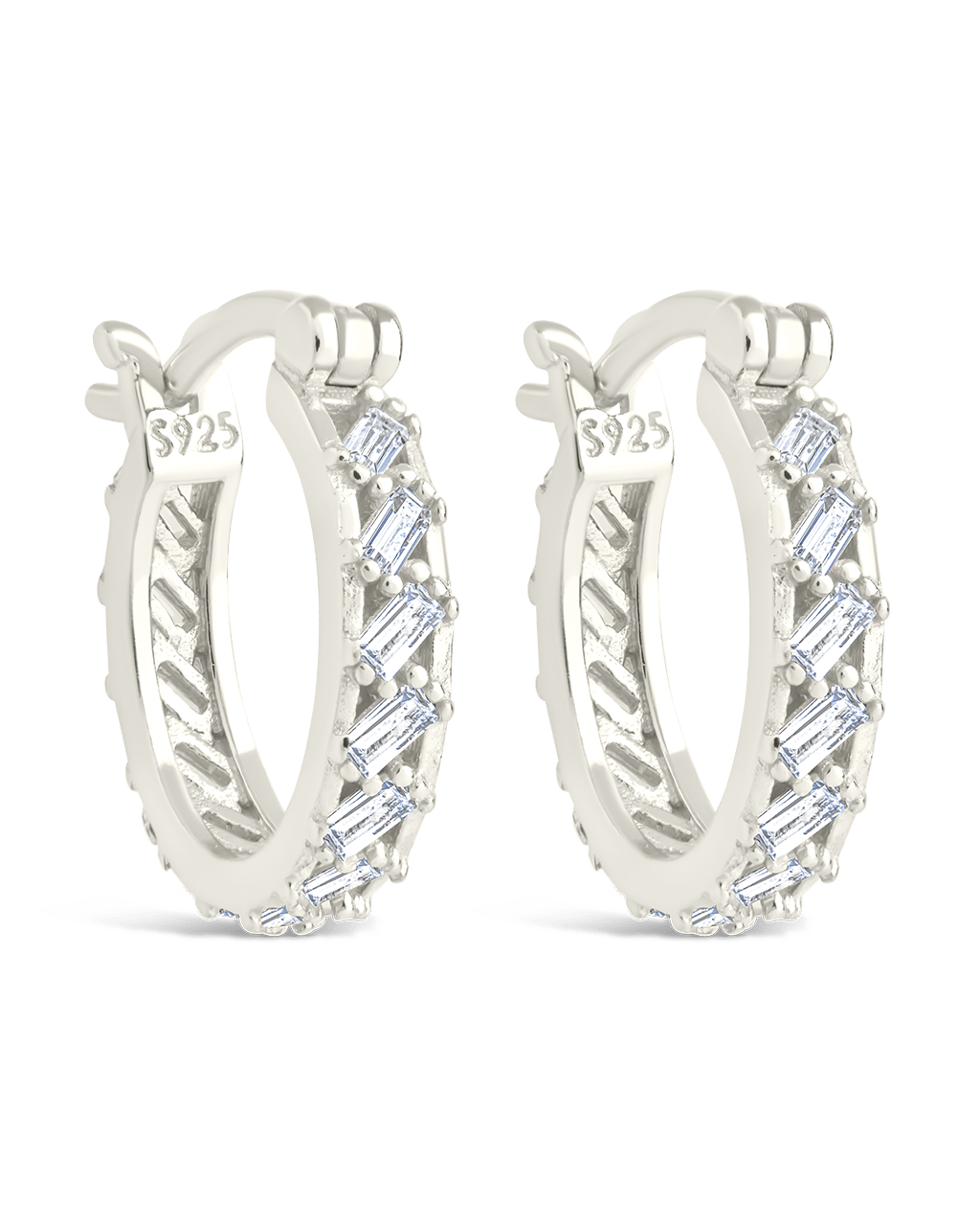 Sterling Silver Norabelle Micro Hoops - Sterling Forever