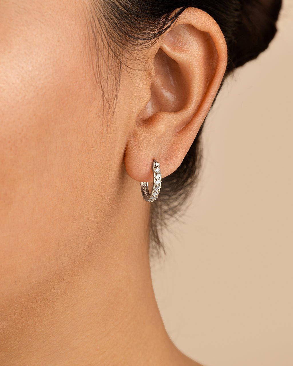 Sterling Silver Norabelle Micro Hoops - Sterling Forever