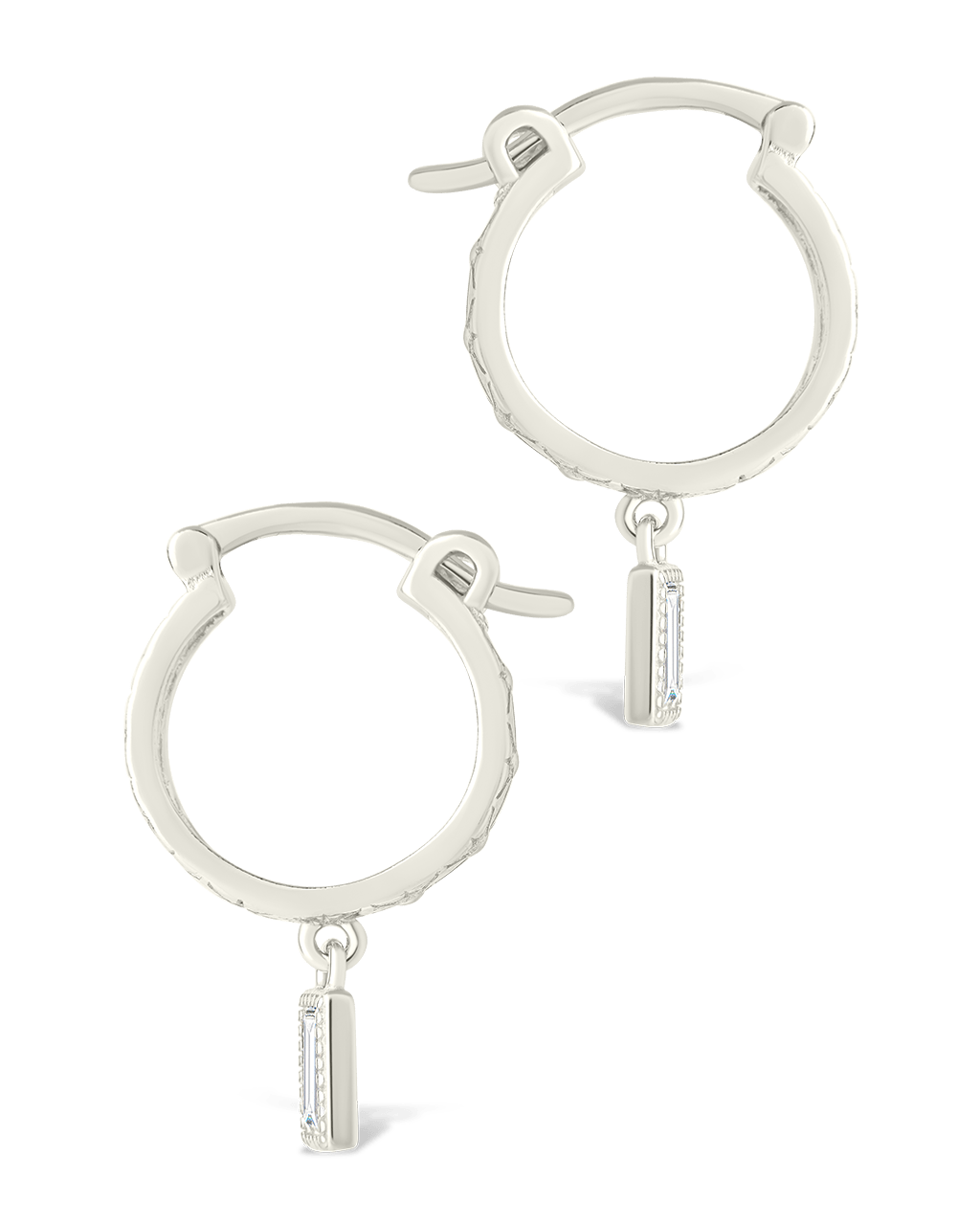 Sterling Silver Oaklyn Micro Hoops - Sterling Forever