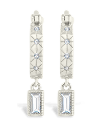 Sterling Silver Oaklyn Micro Hoops - Sterling Forever