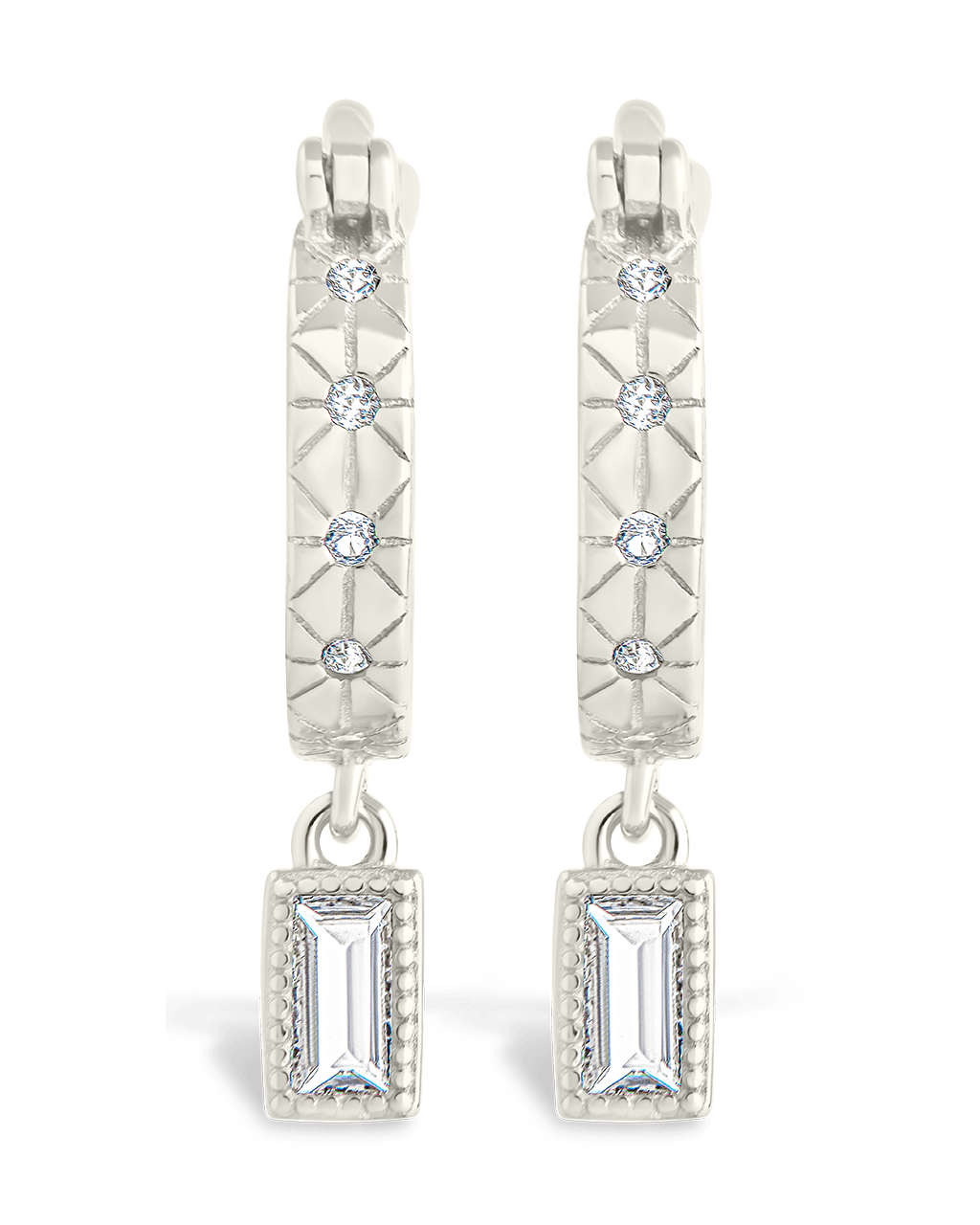 Sterling Silver Oaklyn Micro Hoops - Sterling Forever