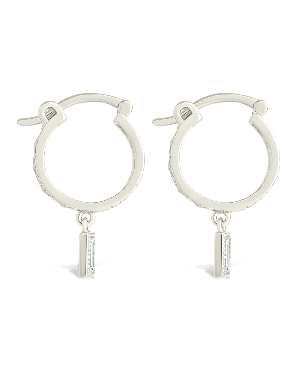 Sterling Silver Oaklyn Micro Hoops - Sterling Forever