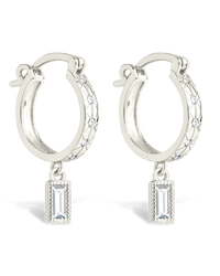 Sterling Silver Oaklyn Micro Hoops - Sterling Forever