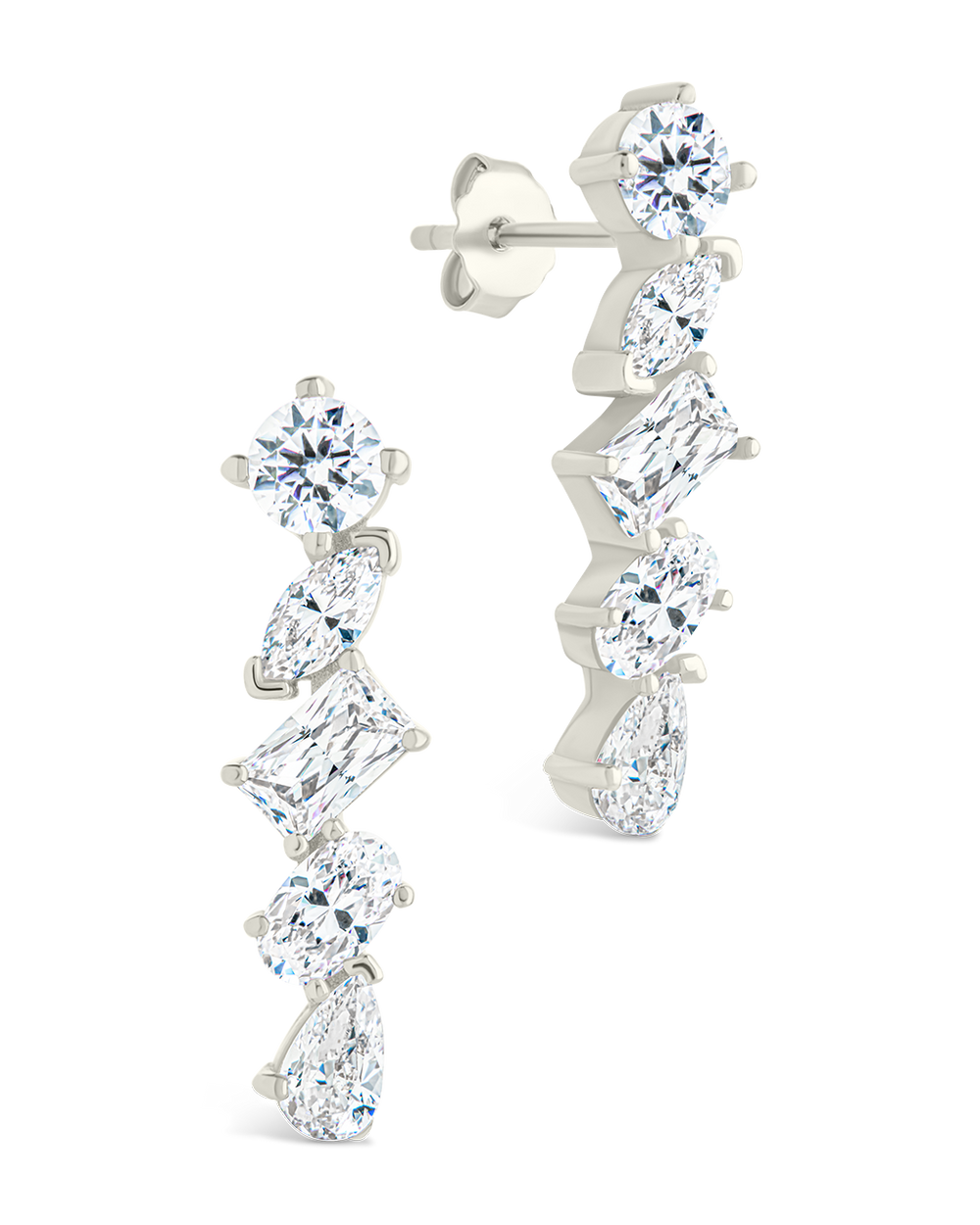 Sterling Silver Blythlyn CZ Studs