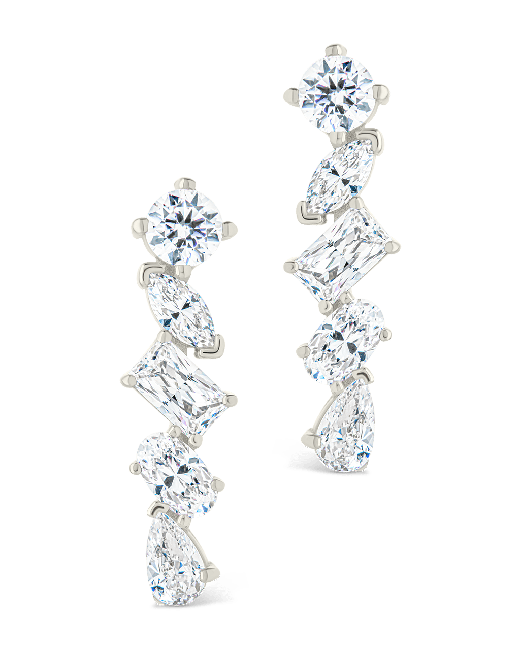 Sterling Silver Blythlyn CZ Studs - Sterling Forever