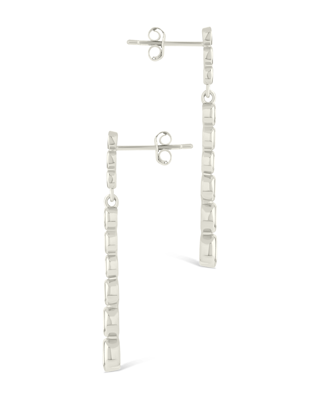 Sterling Silver Ianthe Brilliant Cut CZ Dangle Earrings - Sterling Forever