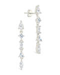 Sterling Silver Jacinda CZ Dangle Earrings - Sterling Forever