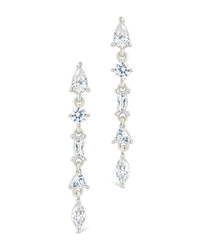 Sterling Silver Jacinda CZ Dangle Earrings - Sterling Forever