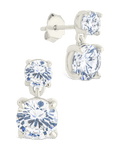 Sterling Silver Galatea Brilliant Cut CZ Studs - Sterling Forever