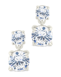 Sterling Silver Galatea Brilliant Cut CZ Studs - Sterling Forever
