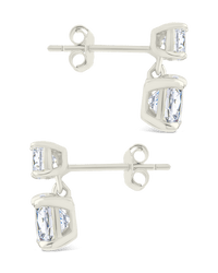 Sterling Silver Galatea Brilliant Cut CZ Studs - Sterling Forever
