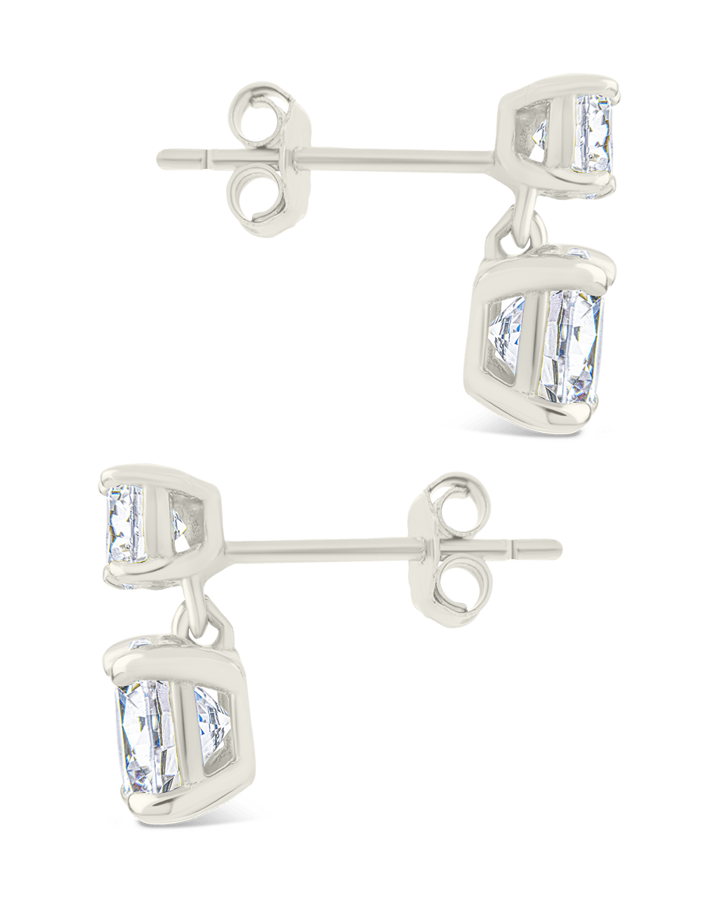 Sterling Silver Galatea Brilliant Cut CZ Studs - Sterling Forever