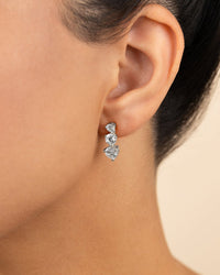 Sterling Silver Opaline Brilliant Cut CZ Studs - Sterling Forever