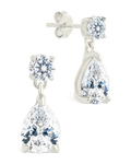 Sterling Silver Imogen CZ Studs - Sterling Forever