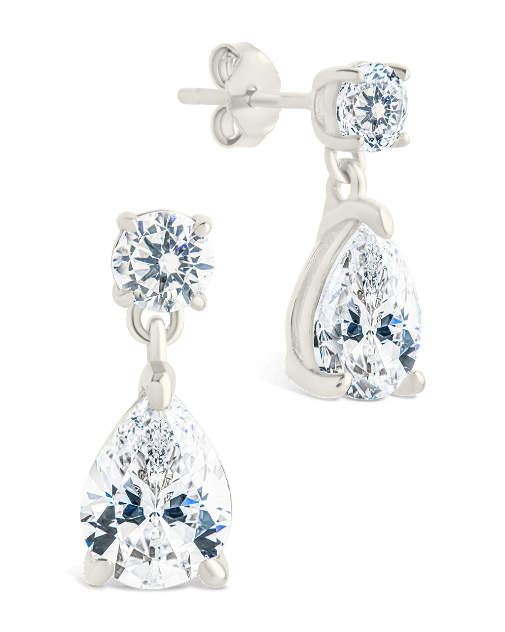 Sterling Silver Imogen CZ Studs - Sterling Forever