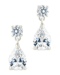 Sterling Silver Imogen CZ Studs - Sterling Forever