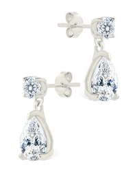 Sterling Silver Imogen CZ Studs - Sterling Forever