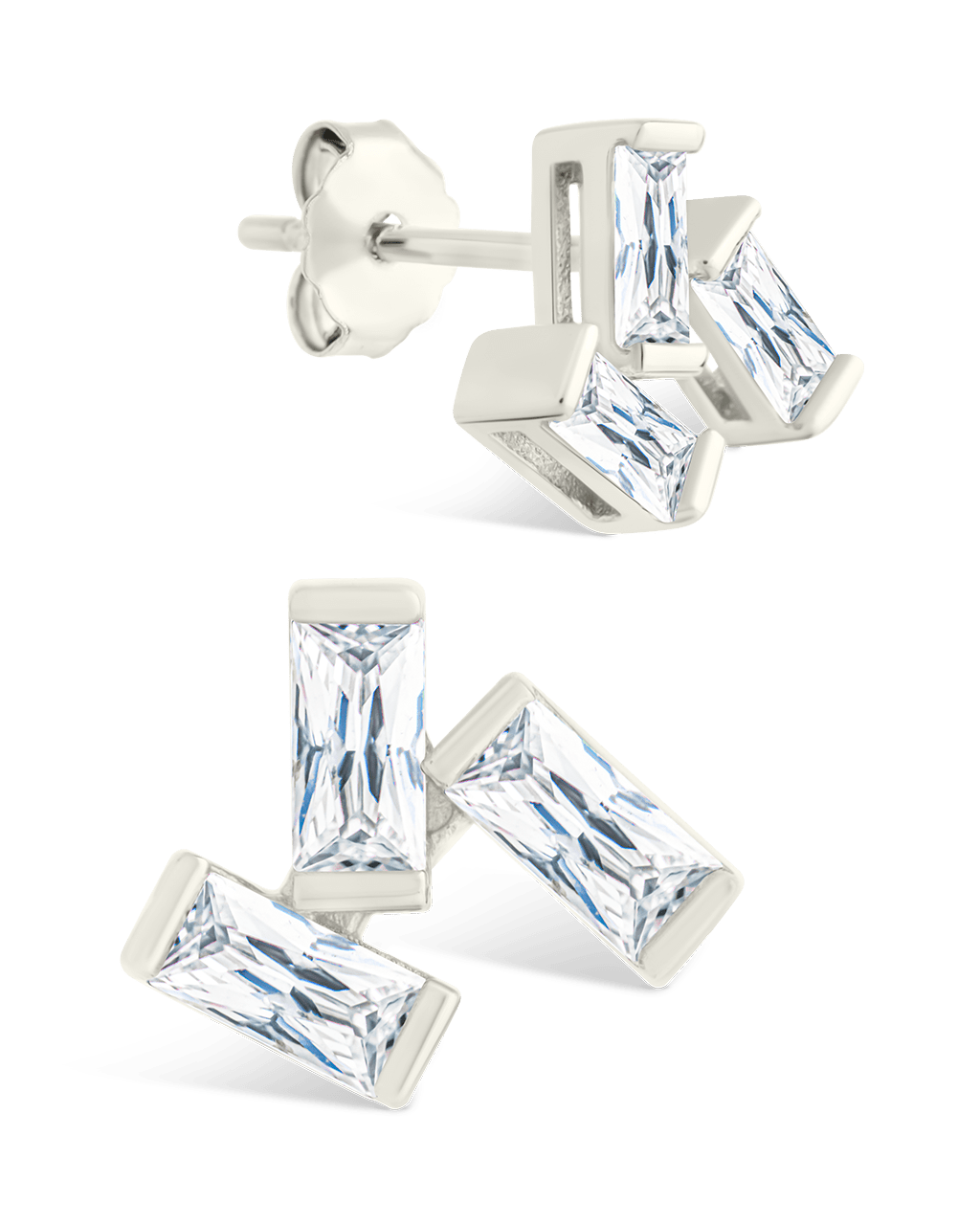Sterling Silver Macy CZ Studs - Sterling Forever
